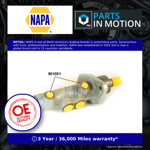 Brake master cylinder fits - cylinder,